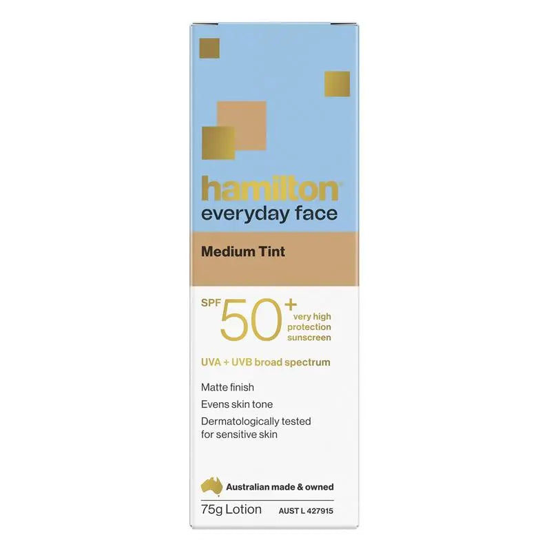 Hamilton Sun Everyday Face Medium Tint SPF50+ 75g