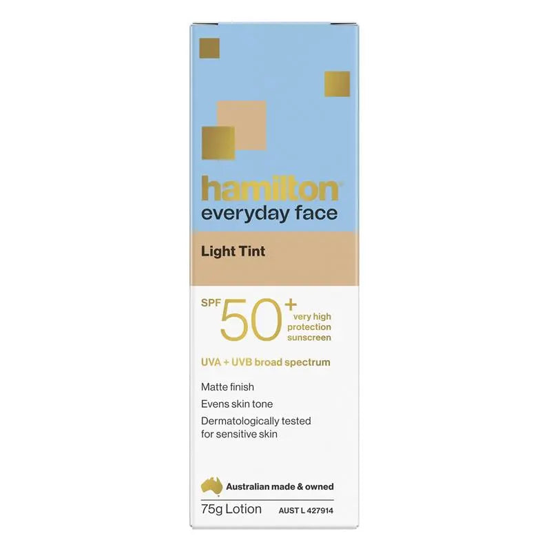 Hamilton Sun Everyday Face Light Tint SPF50+ 75g