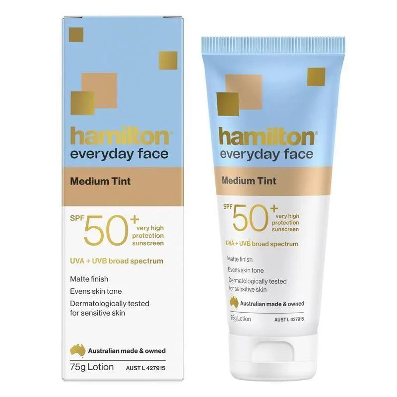 Hamilton Sun Everyday Face Medium Tint SPF50+ 75g